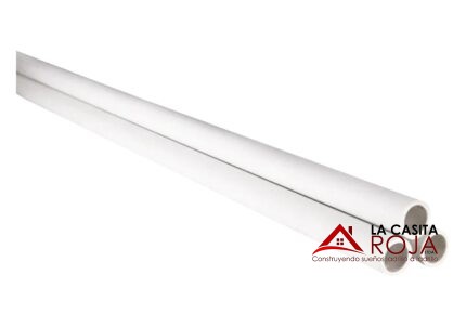 TUBERIA PVC PRESION SCH 40 MEDIA PULGADA. Ferretería la Casita Roja