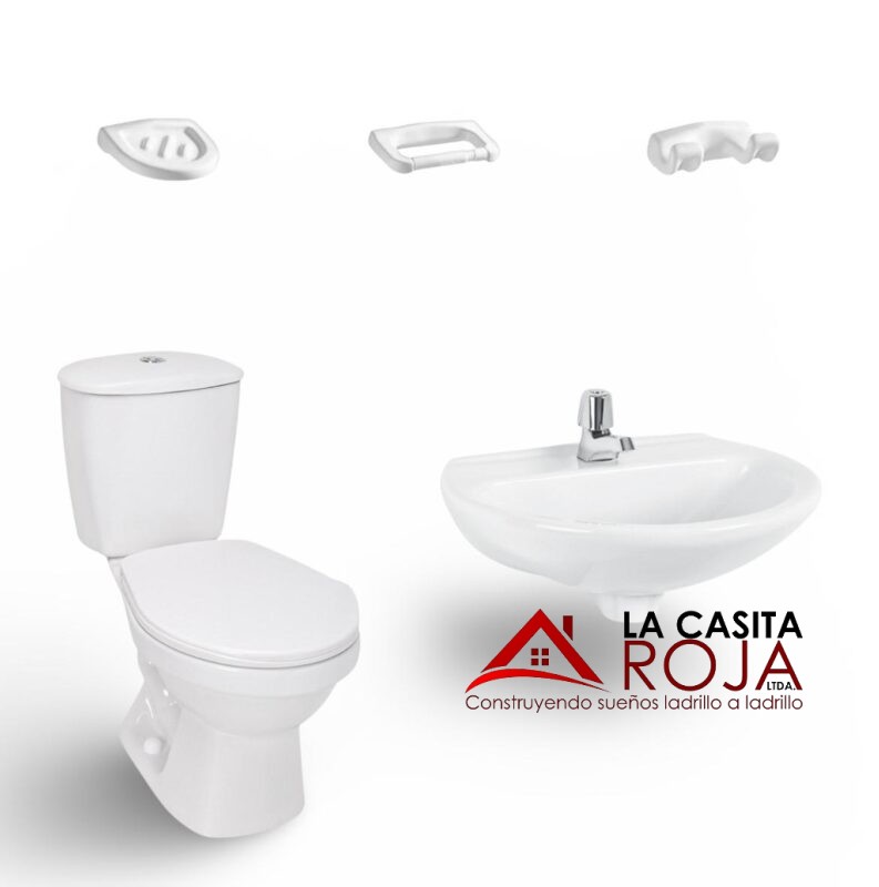 COMBO SANITARIO BLANCO CORONA