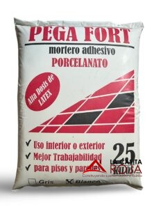 PEGANTE PORCELANATO BLANCO X 25 KG PEGAFORT
