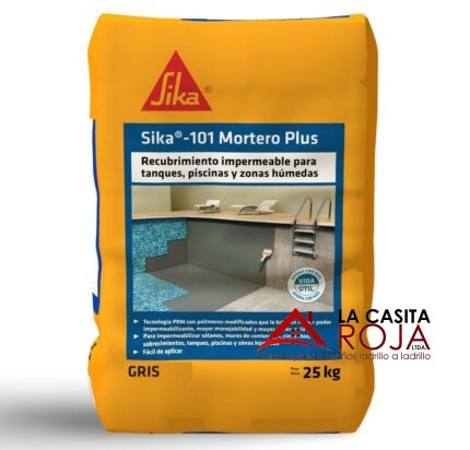 SIKA 101 MORTERO PLUS GRIS X VEINTICINCO