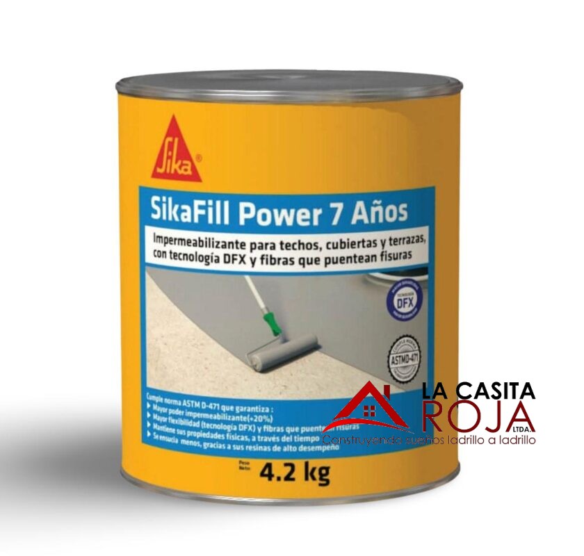 SIKAFILL POWER SIETE AÑOS 4.2 KG GALON