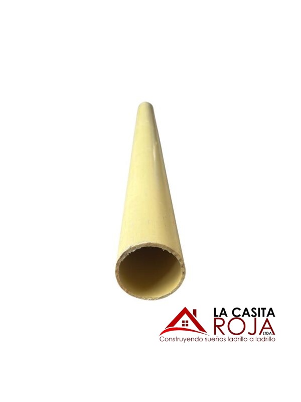 TUBERIA SANITARIA DE DOS PULGADAS X SEIS METROS