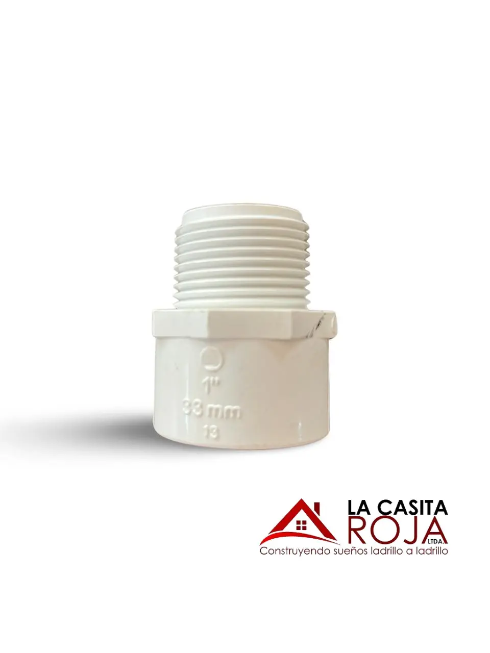 ADAPTADOR MACHO DE UNA PULGADA PRESION