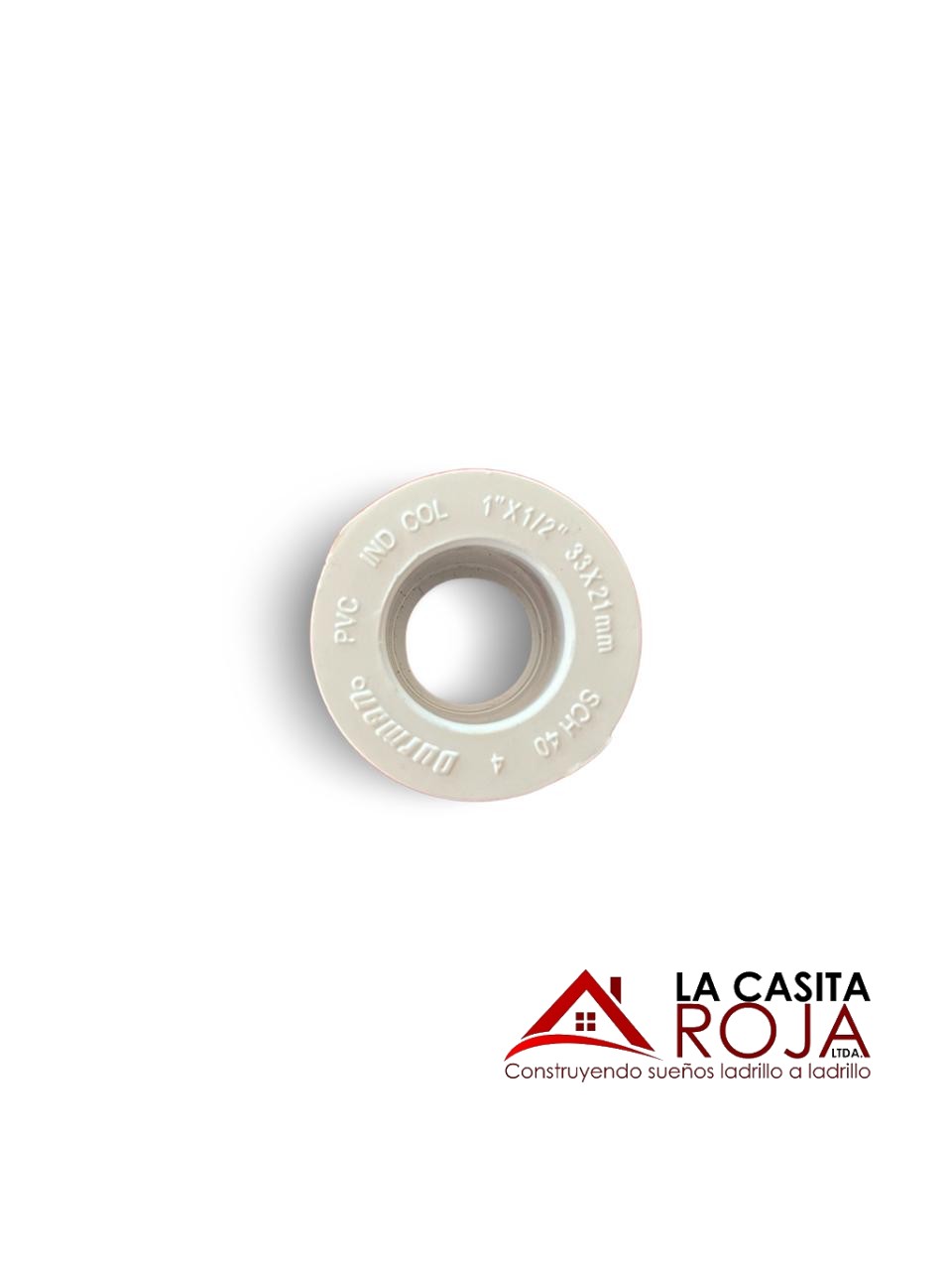 BUJE DE UNA PULGADA A MEDIA PULGADA PRESION PVC BUJE DE UNA PULGADA A MEDIA PULGADA PRESION PVC