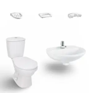COMBO SANITARIO BLANCO CORONA