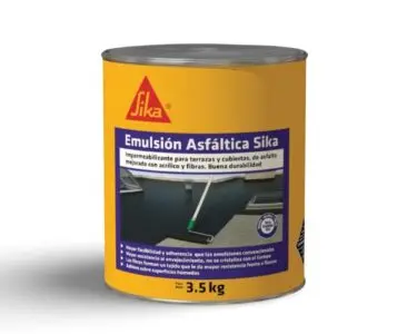 EMULSION ASFALTICA SIKA DE 3.5 KG GALON