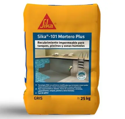 SIKA 101 MORTERO PLUS GRIS X VEINTICINCO