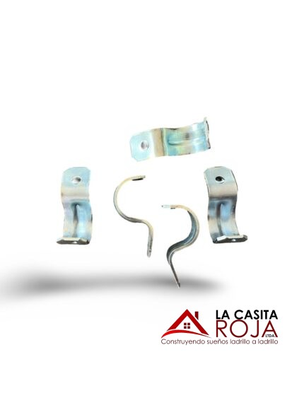 ABRAZADERA DE 1/2 METALICA (UN ALA)