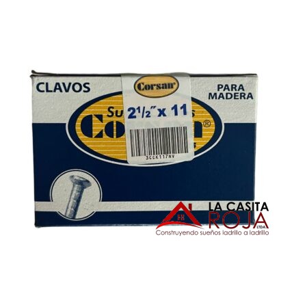 PUNTILLAS DE HIERRO 2.1/2"