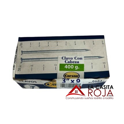 PUNTILLAS DE HIERRO 3"